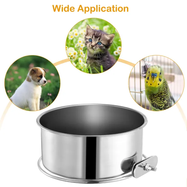 Clamp-On Bird Feeding Bowl with Support Ring - gallery view 2