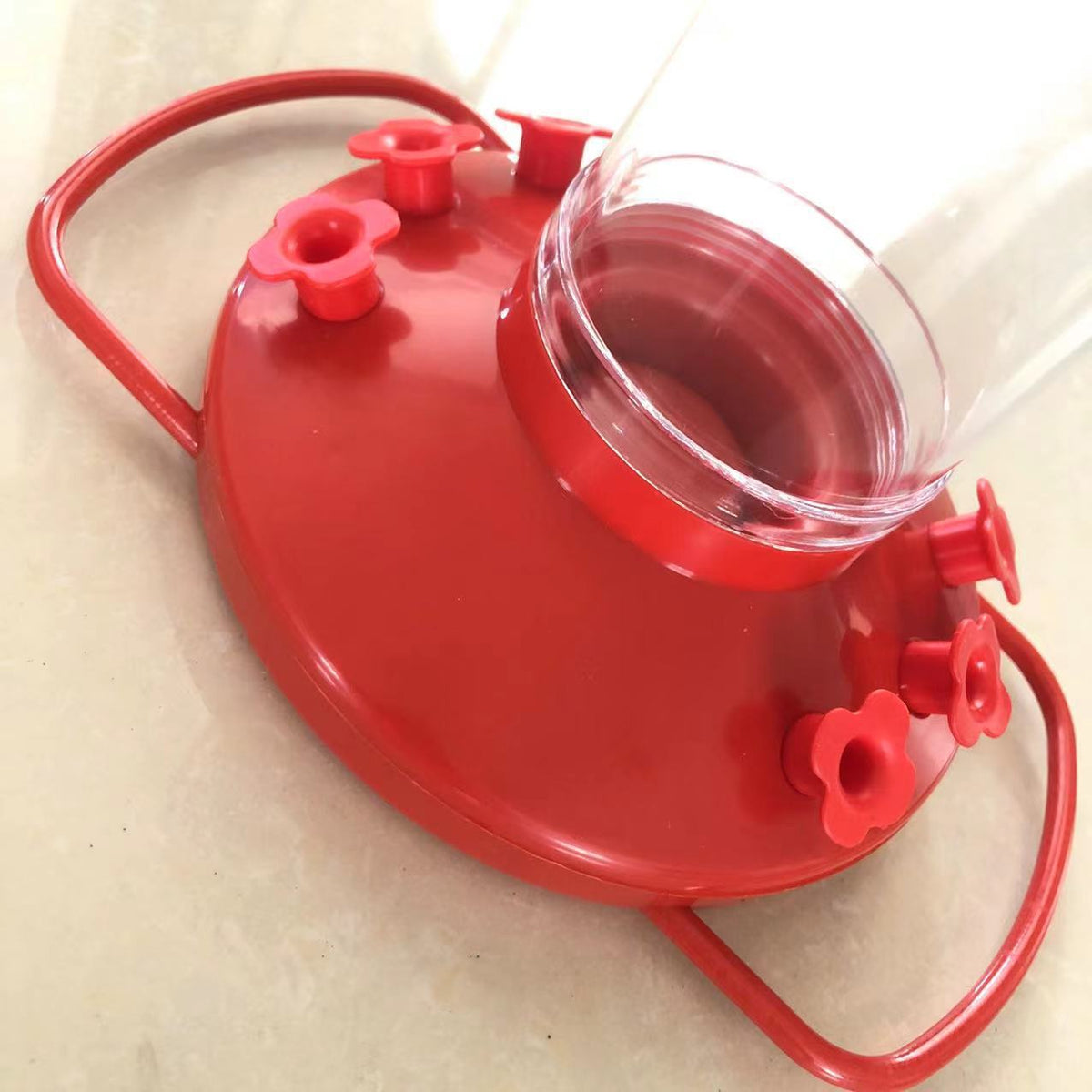 Hanging Hummingbird Feeder with Clear Reservoir - gallery view 7