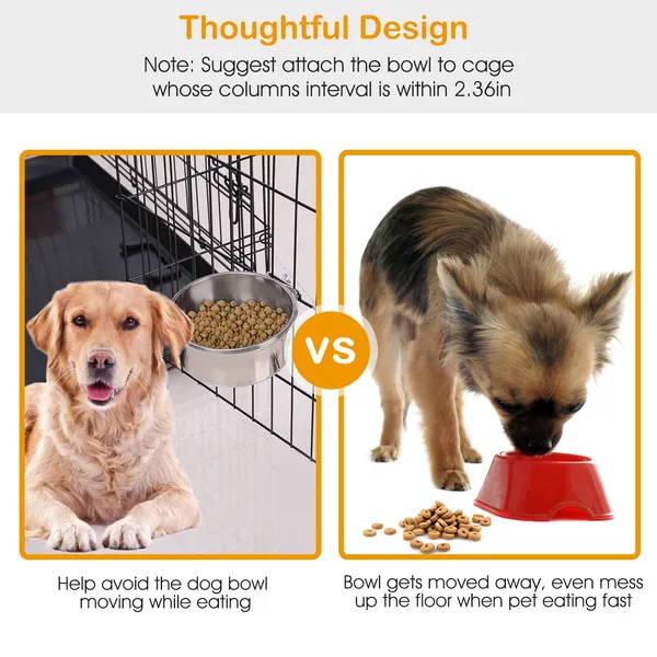 Clamp-On Bird Feeding Bowl with Support Ring - gallery view 4