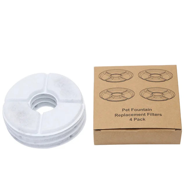 DPI:5f34b6f76dce 2.4L Quiet Cat Water Fountain with LED Light & Replaceable Filters - 2