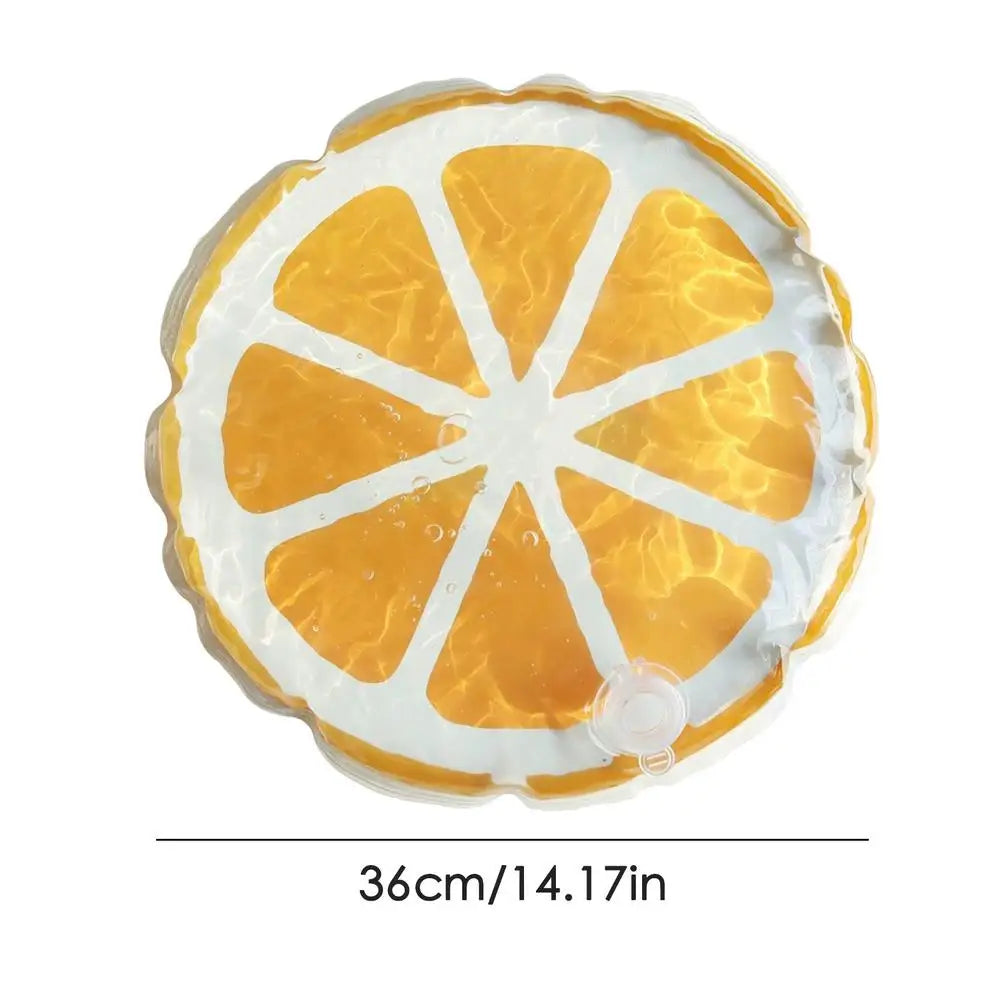 DPI:f091f3a0be5d Round Dog Cooling Mat – Water-Filled, Fruit-Printed, Portable Pet Cool Pad - 3