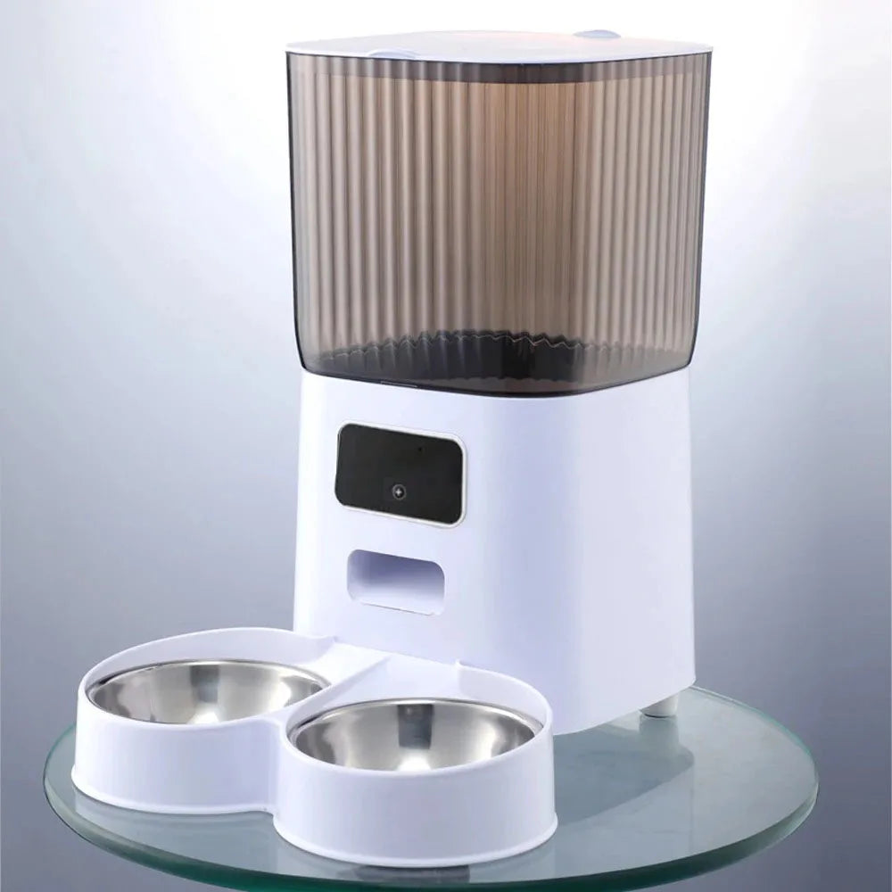 DPI:0fb7c8872f1a Smart Microchip Cat Feeder — Double or Single Bowl, With or Without Camera - 3