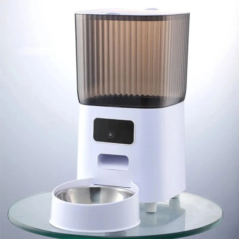 DPI:d1dc0959800a Smart Microchip Cat Feeder — Double or Single Bowl, With or Without Camera - 4