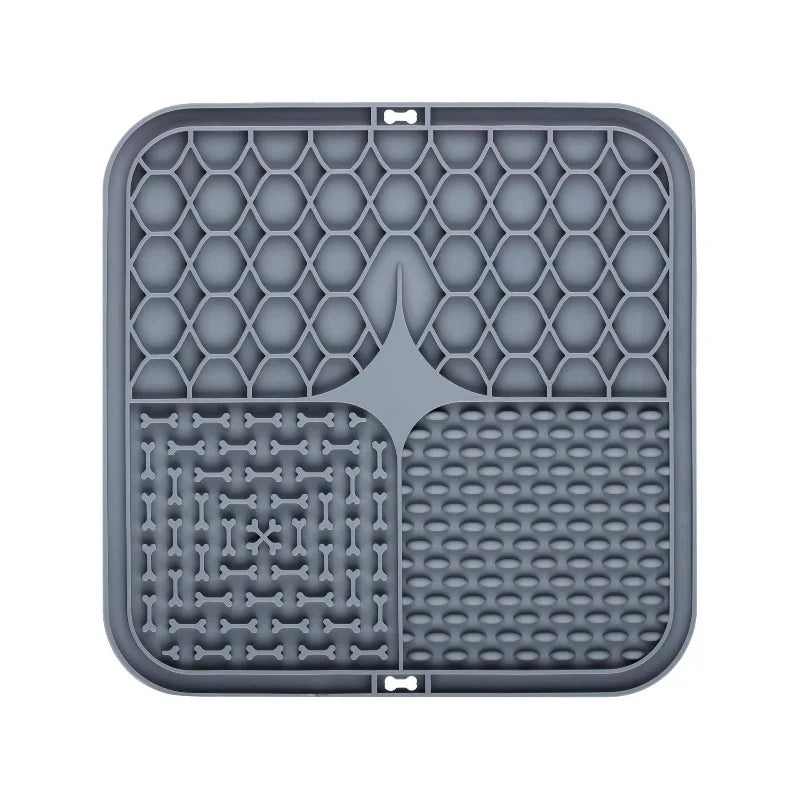 DPI:97160fd102d4 Dog Lick Mat with Suction Cups – Slow Feeder & Bath Distraction Pad for Anxiety Relief - 4