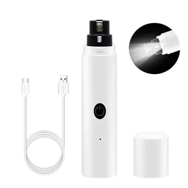 DPI:226f2c0c7280 Quiet Dog Nail Grinder — Rechargeable, LED-Lit & Safety-Guarded for Stress-Free Trimming - 1
