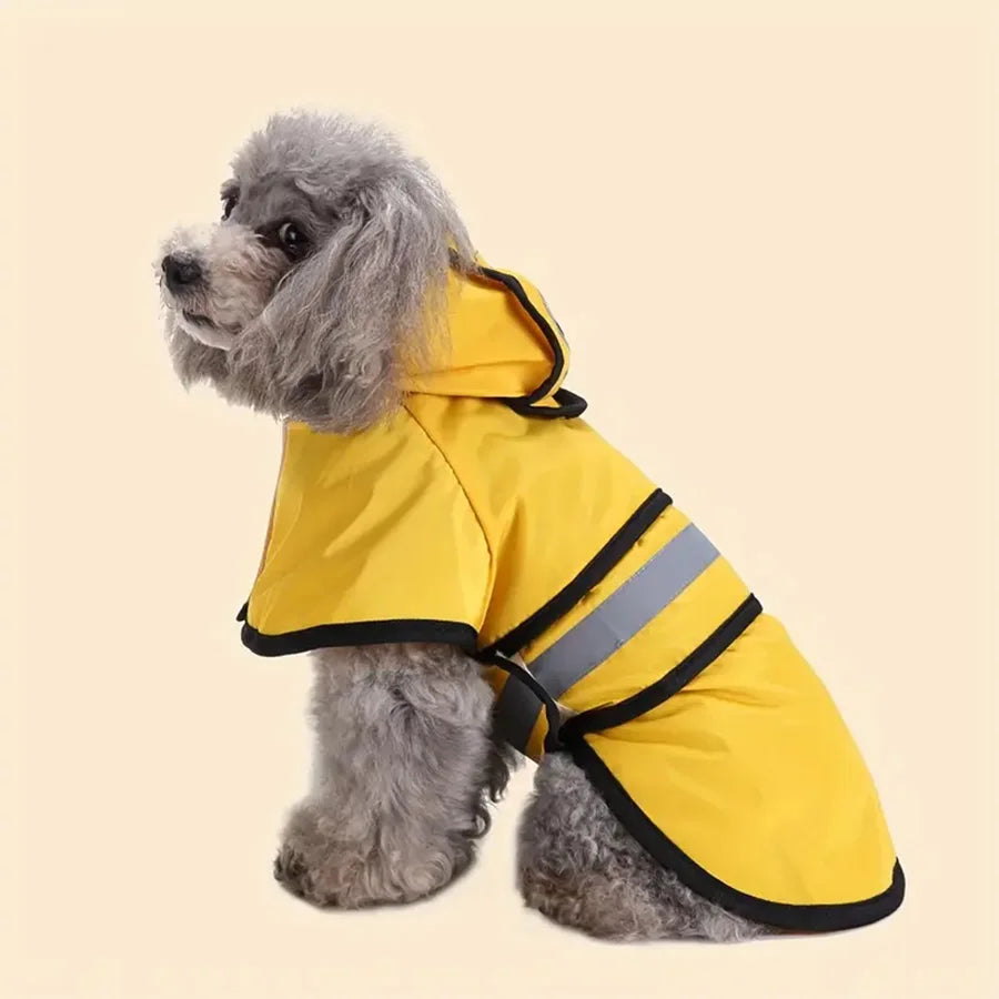 DPI:27c61493c2f6 Waterproof Dog Raincoat — Adjustable, Reflective & Hooded - 2