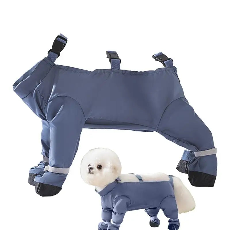 DPI:70d2238d296a Waterproof Dog Boots with Suspenders — Hot Pavement & Muddy Terrain Protection - 1