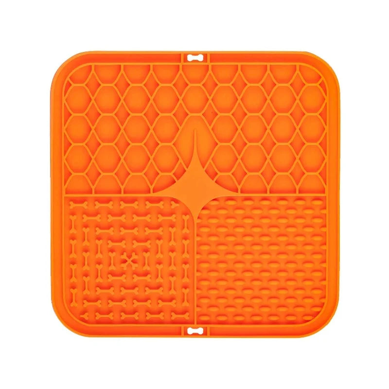 DPI:edfe82444303 Dog Lick Mat with Suction Cups – Slow Feeder & Bath Distraction Pad for Anxiety Relief - 2