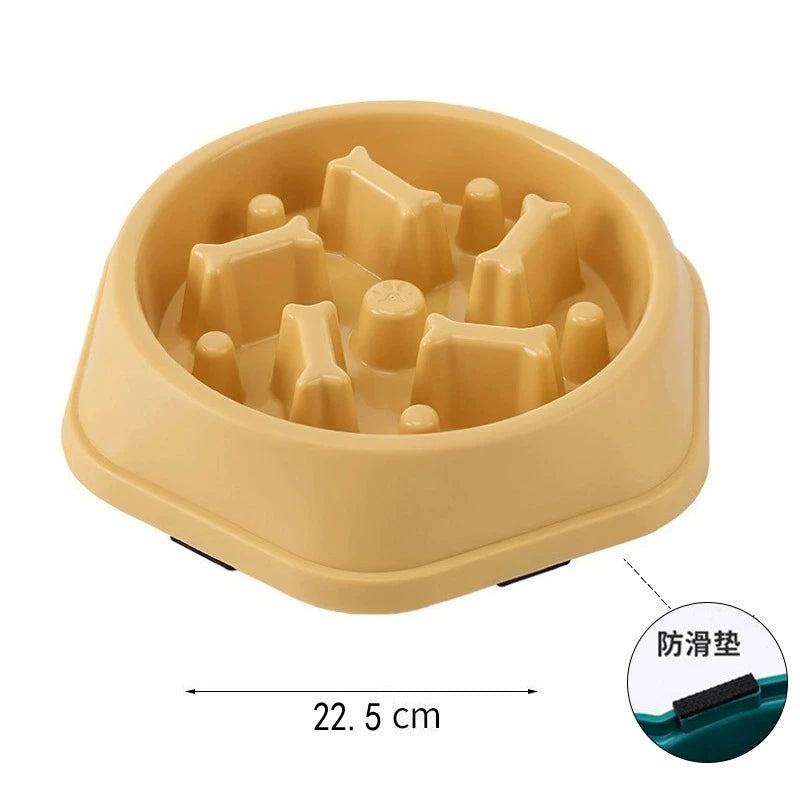 DPI:20a4244daec4 Slow Feeder Dog Bowl for Fast Eaters — Non-Slip Maze Design, Dishwasher Safe - 2