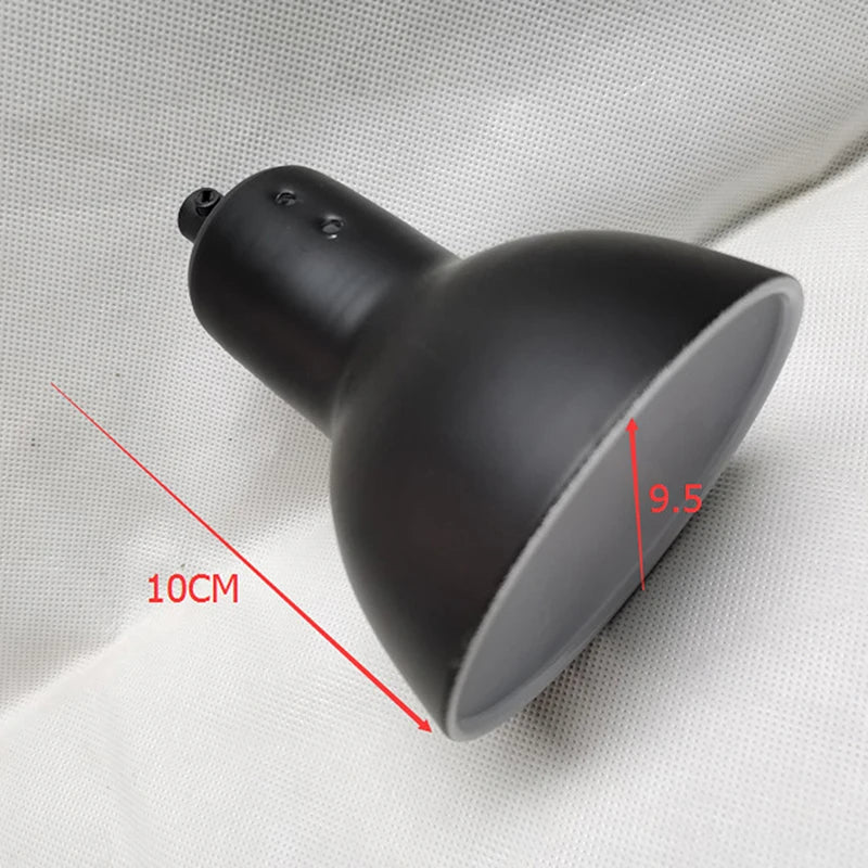DPI:b697b6f16eaf Aluminum Reptile Heat Lamp Fixture – Deep Dome Reflector for Safe, Focused Basking - 1